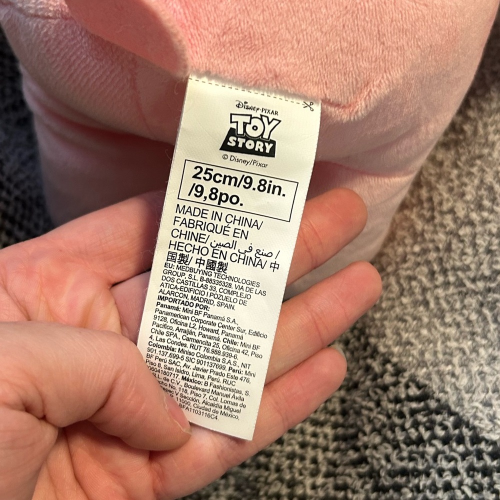Miniso x Disney pastel pink lotso bear plush - Picture 4 of 4